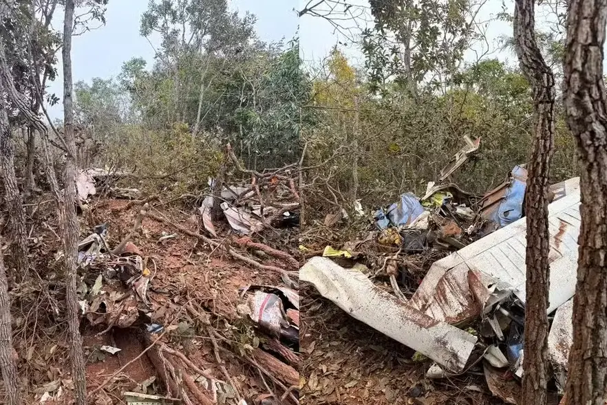 Dos muertos luego de que una avioneta se estrellara en Brasil: la niebla habría provocado el accidente
