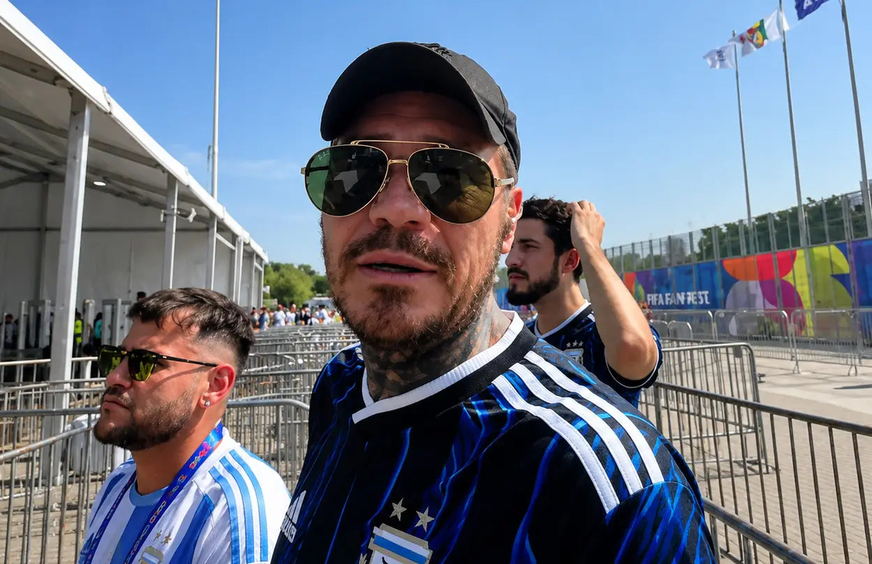 Tinelli perdió una valija con dinero y tarjetas en Miami: la dura odisea para llegar al partido de Argentina
