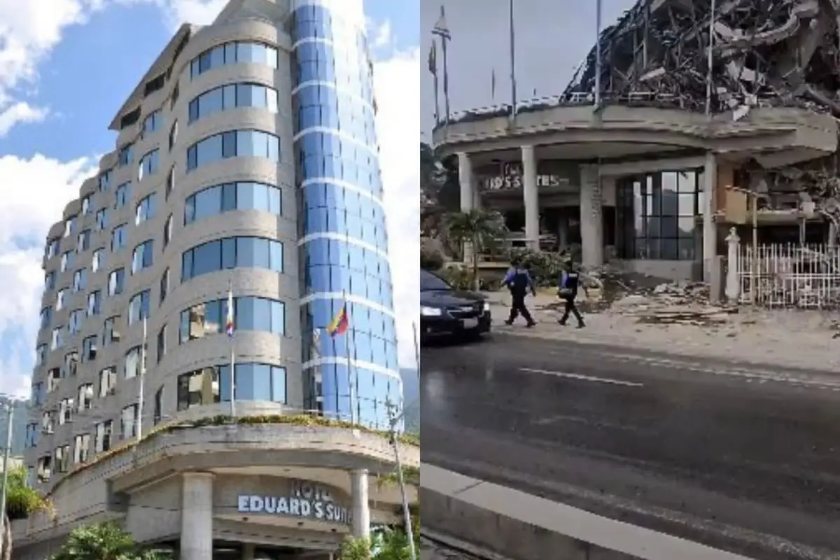 Hotel de lujo se vino abajo tras terremotos en Venezuela: habían familiares de jugadores de béisbol dentro