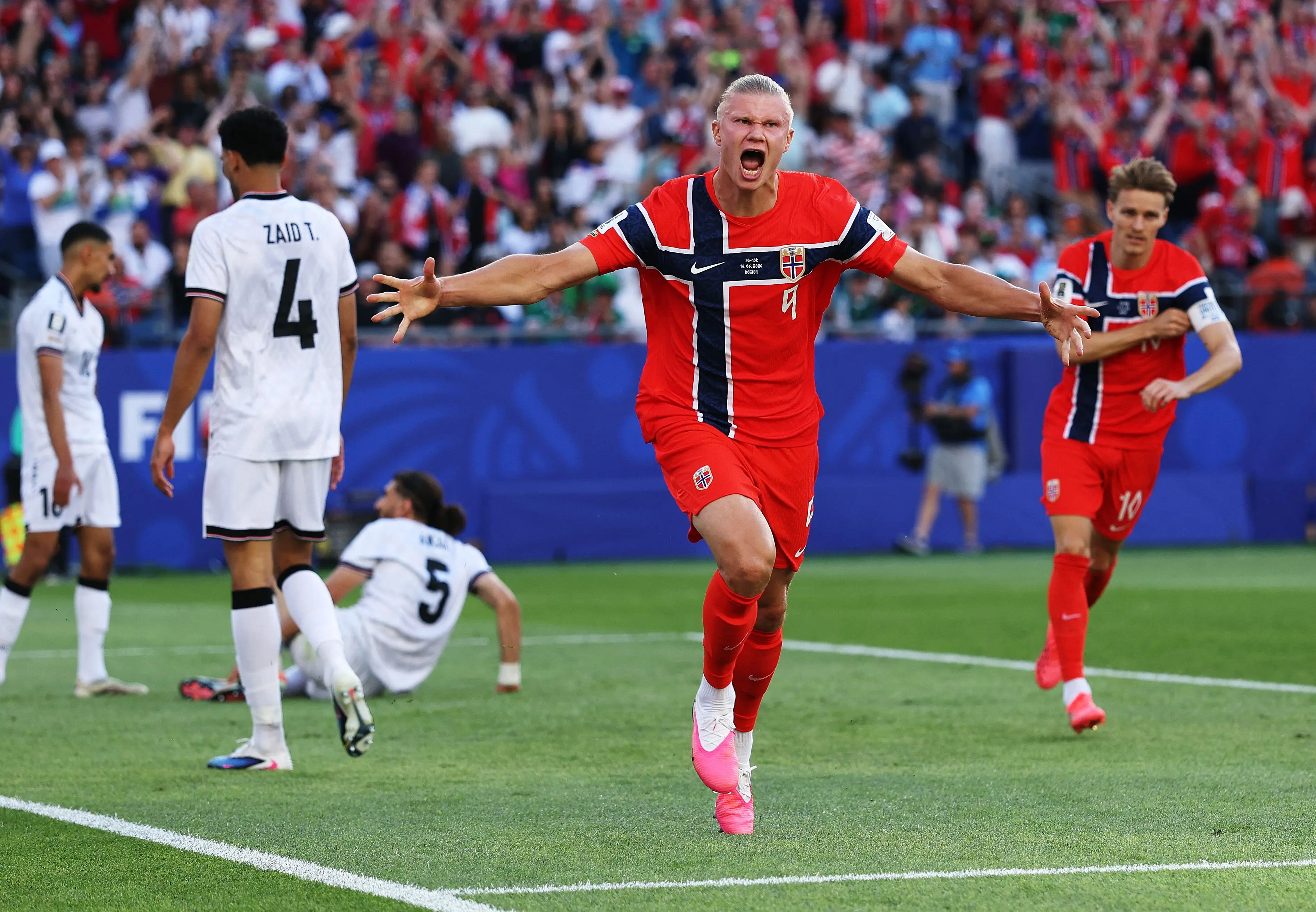 Irak 1-4 Noruega: con doblete de Erling Haaland, los nórdicos debutaron con victoria en el grupo I