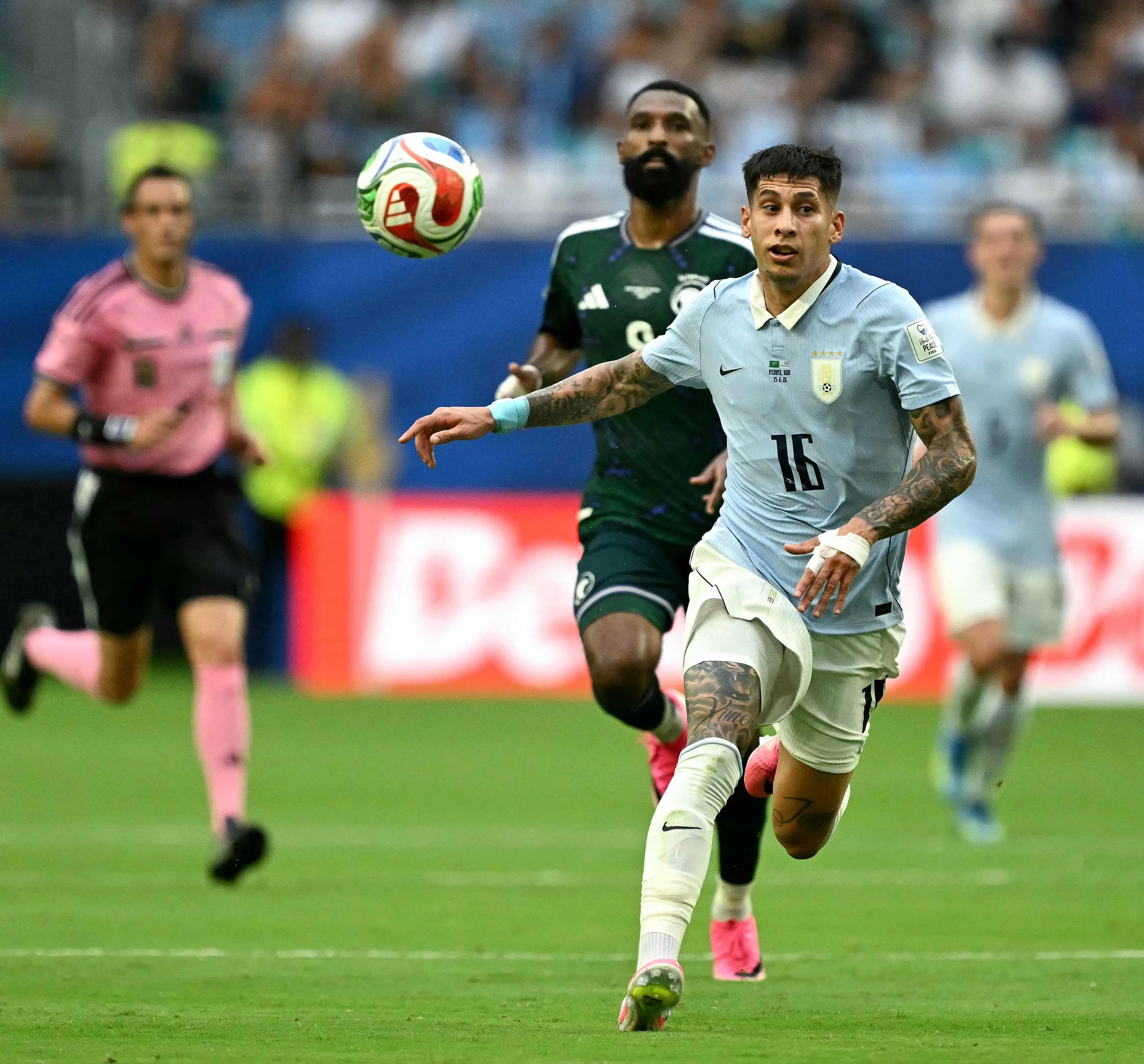 Uruguay quedó líder del Grupo H tras el empate 1-1 frente a Arabia Saudita: así es el criterio de desempate