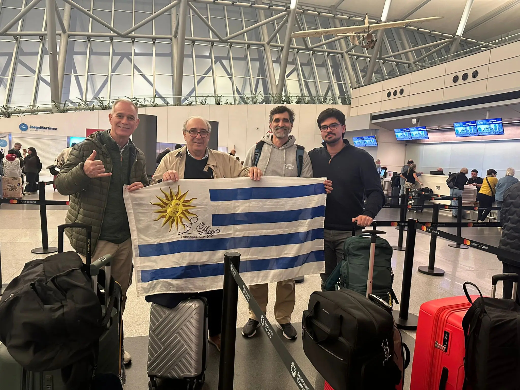 El divertido baile del ministro Fratti en Miami antes del debut de la selección de Uruguay en el Mundial