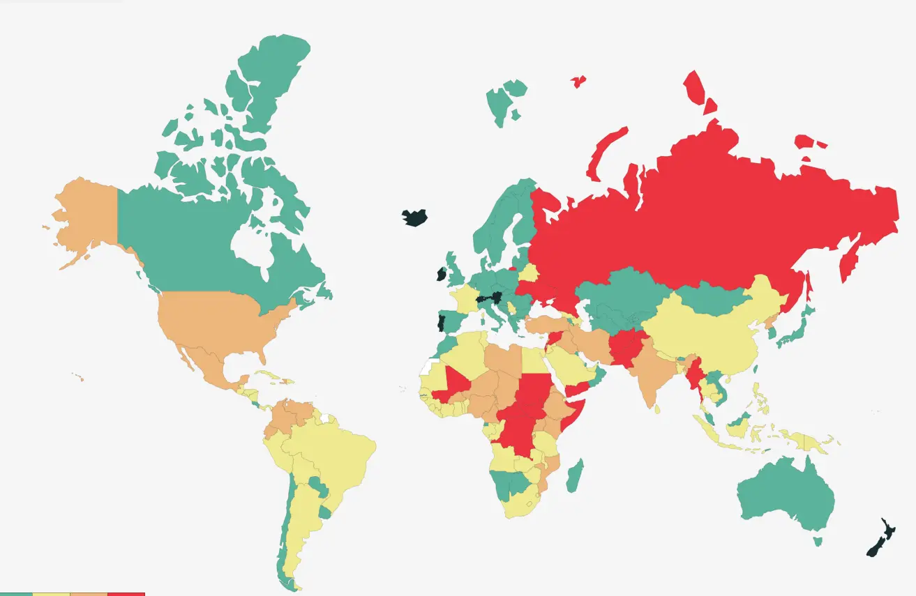 Ranking de los países más seguros del mundo en 2026: qué puesto ocupa Uruguay en la lista