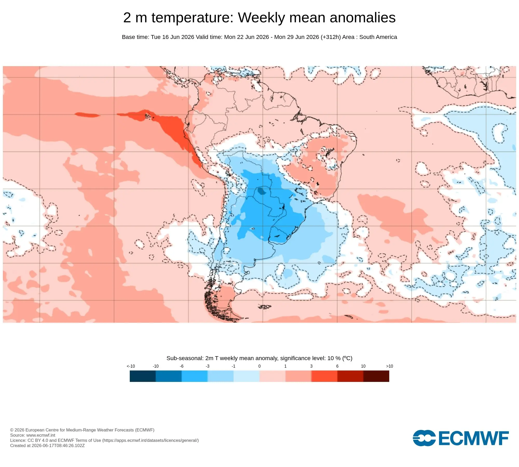 Se viene una ola de frío con heladas en Uruguay: prevén temperaturas hasta 6°C bajo la media