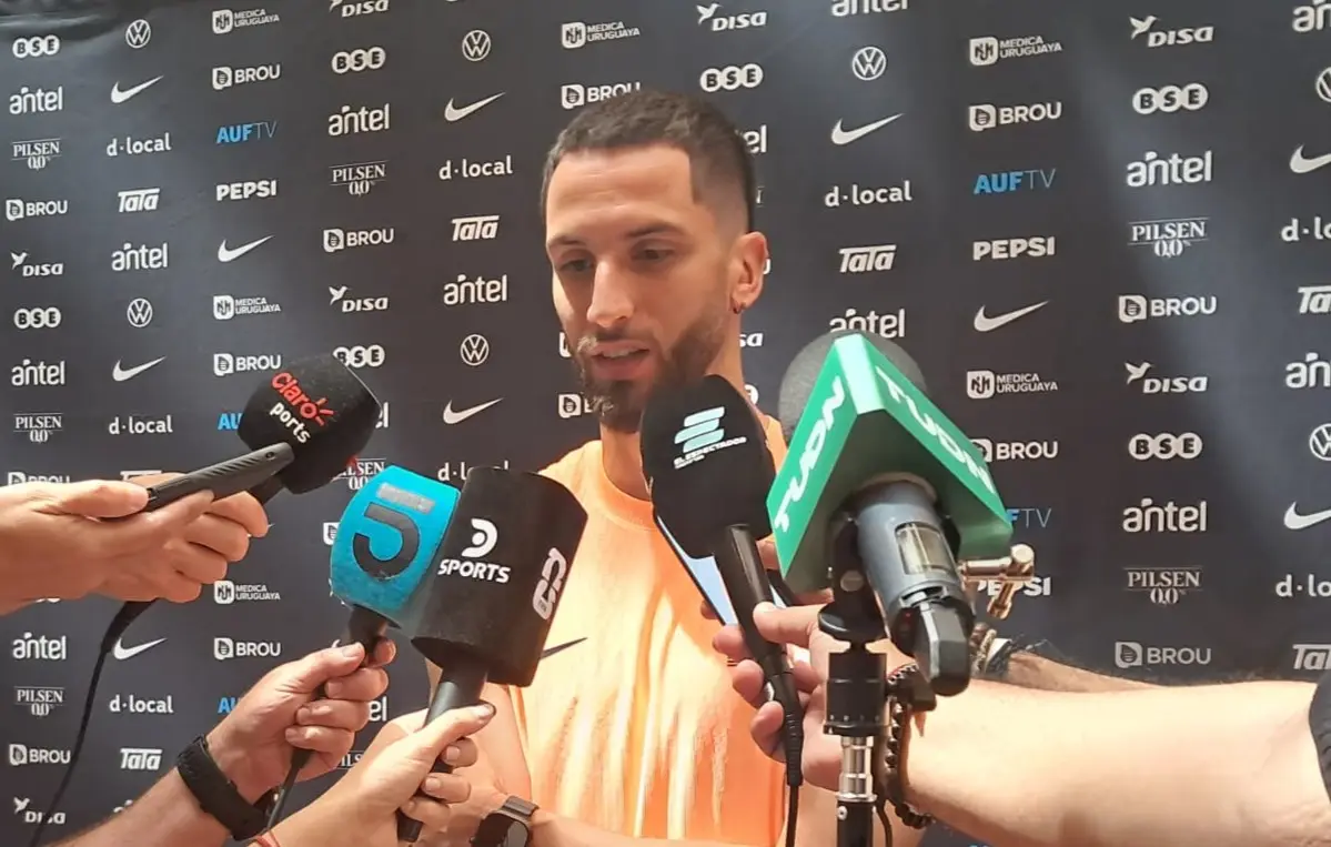 Bentancur: de "el gol con Arabia fue mi culpa" a "la sensación de haber podido ganar nos da energía y confianza"