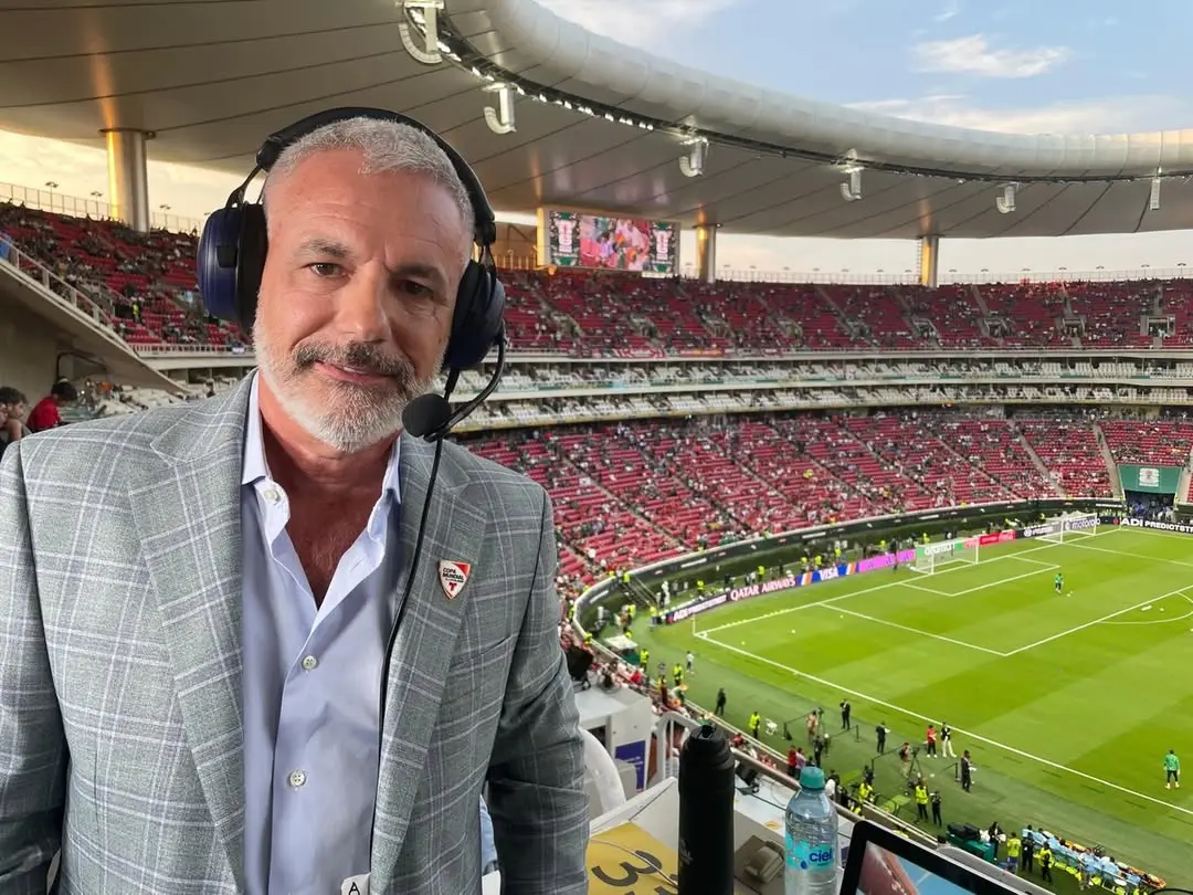 Figueredo relató su primer partido mundialista para cadena Telemundo y recordó a su padre: el conmovedor posteo