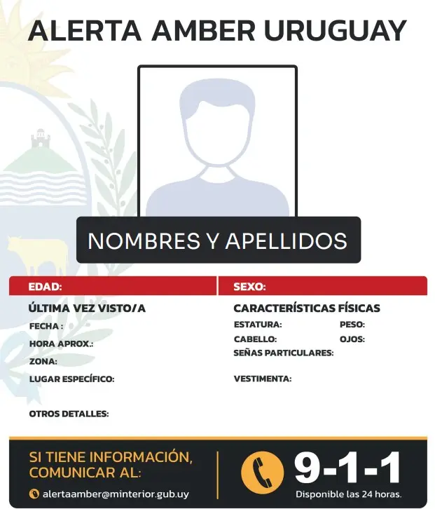 El gobierno presenta la Alerta Amber Uruguay, el sistema de búsqueda temprana de menores ausentes