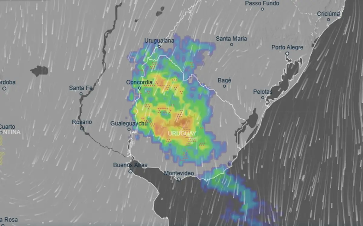 Primeros efectos de El Niño: sube la temperatura y llegan al menos tres días seguidos de lluvias y tormentas