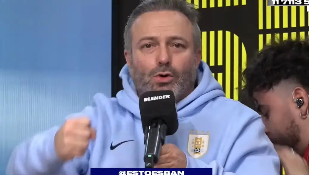 Sebastián Almada defendió las "cinco estrellas" de Uruguay y desató una polémica en un streaming argentino