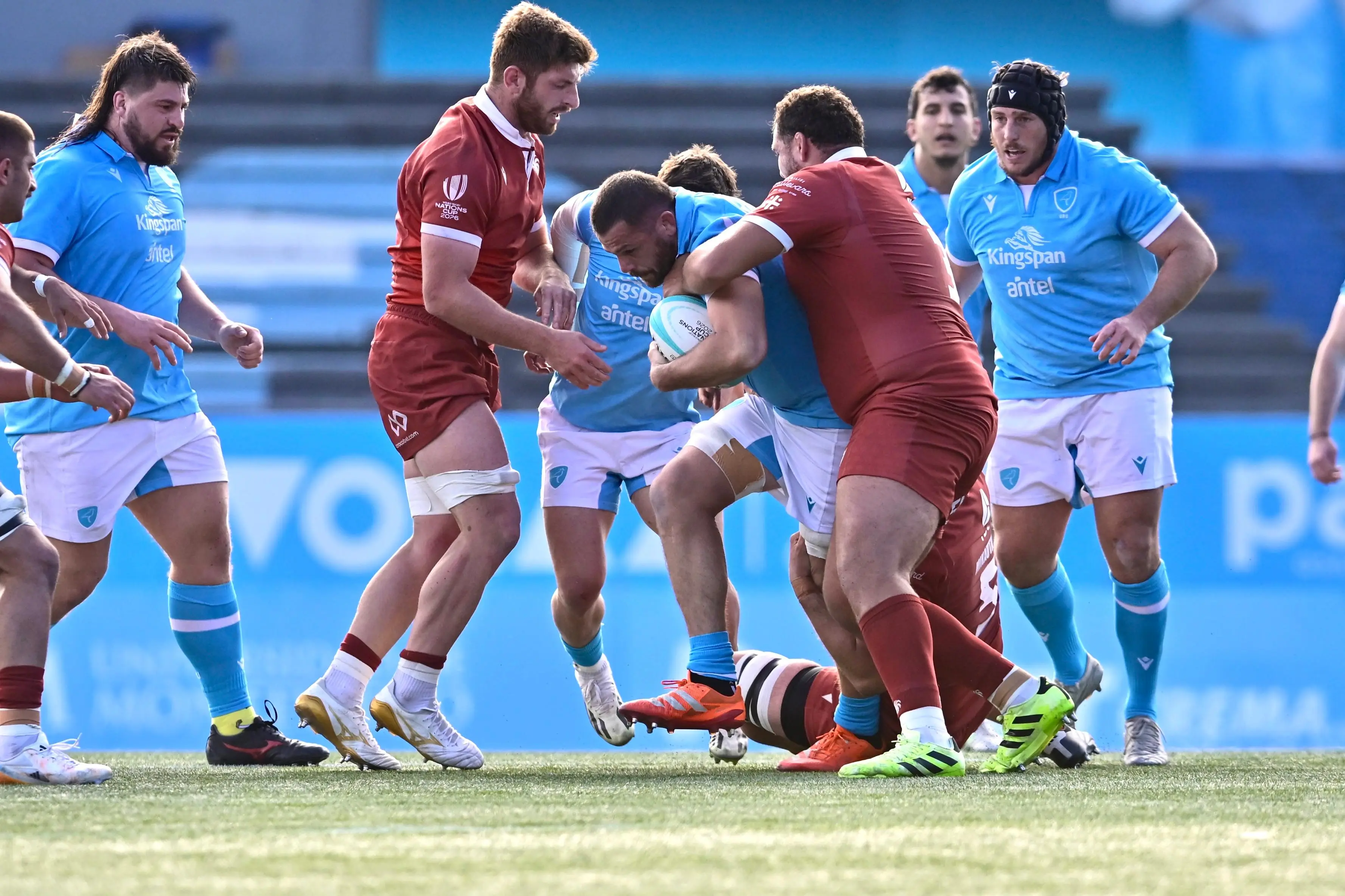 Uruguay 34-41 Georgia por la Nations Cup de rugby: Los Teros lucharon hasta el final, pero no pudieron ganar