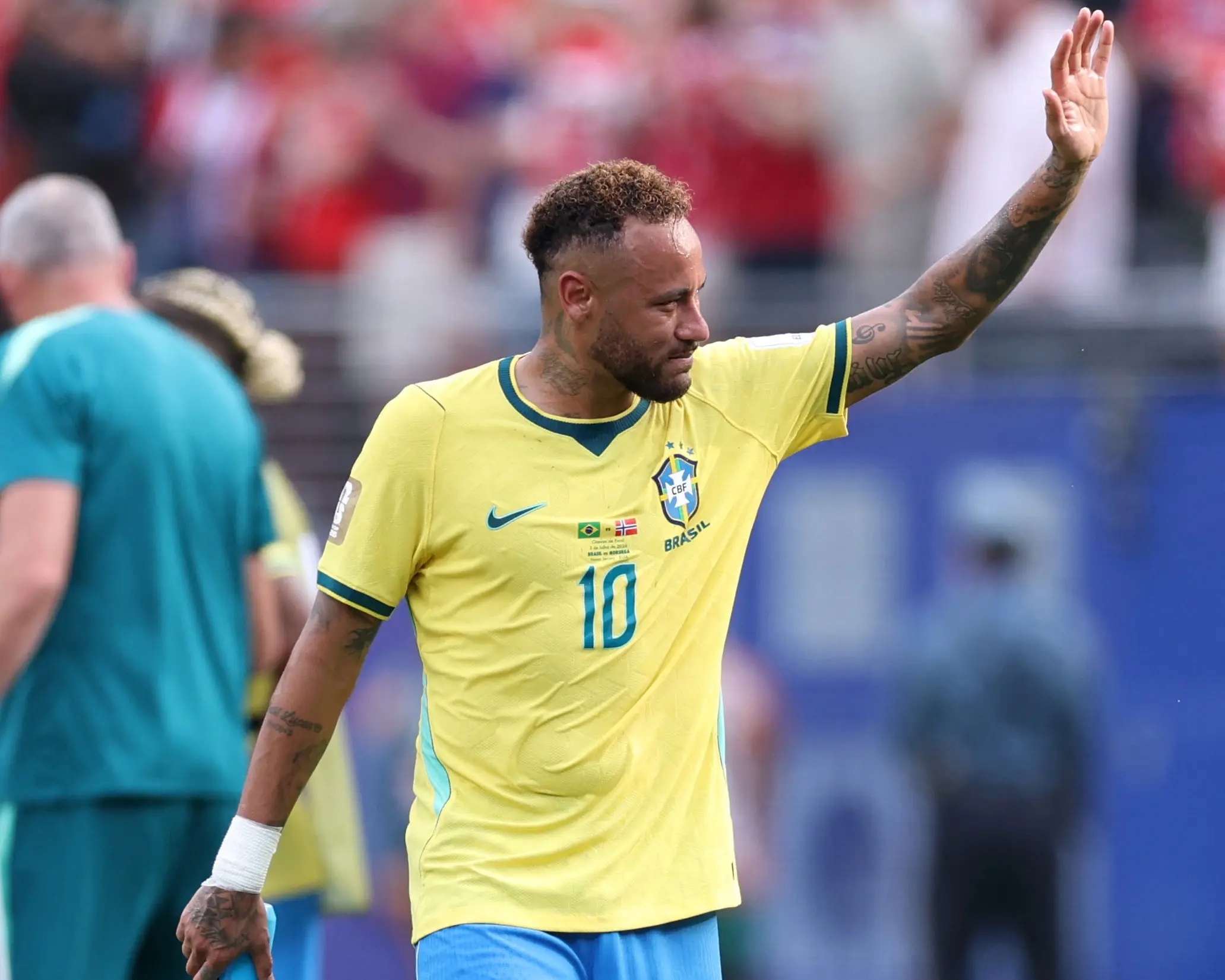 Neymar anunció su retiro de la selección de Brasil tras la derrota ante Noruega: "Lo intenté, pero se acabó"