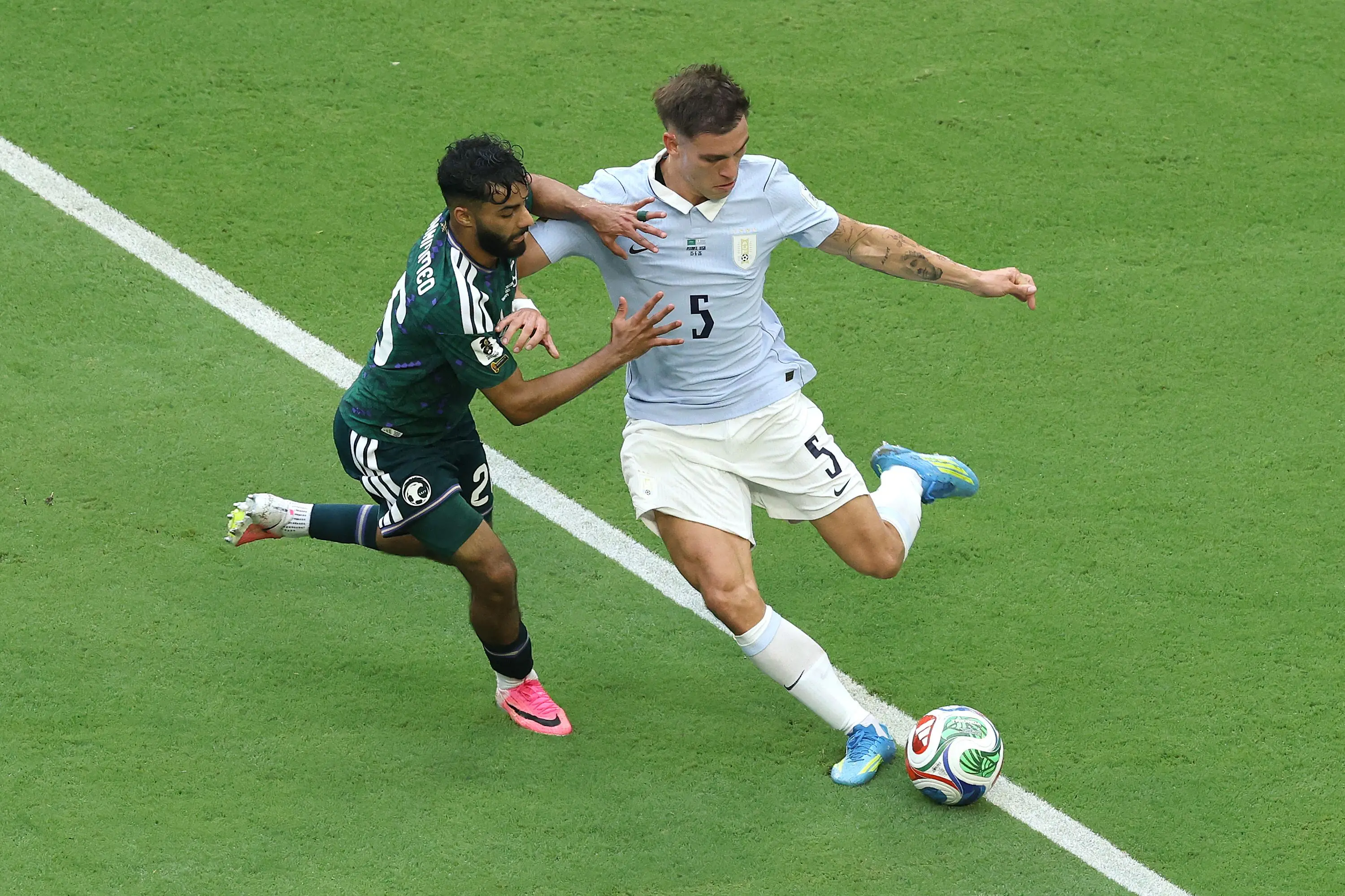 Manuel Ugarte: del "pensé que era gol" al "cambio de imagen" de Uruguay en el segundo tiempo contra Arabia