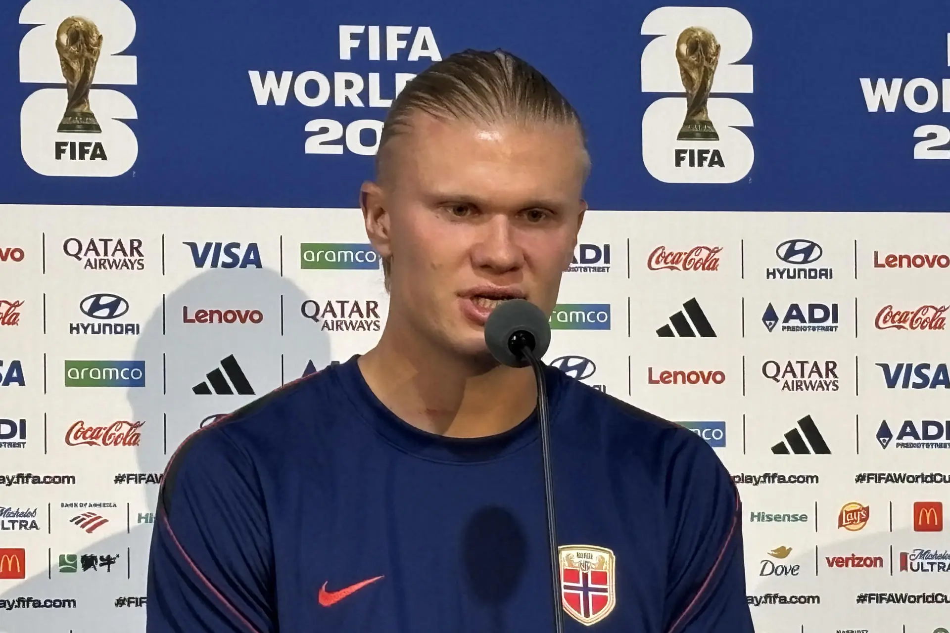 Haaland clasificó a Noruega, pero sorprendió con un pronóstico: “Francia nos va a ganar y será campeón”
