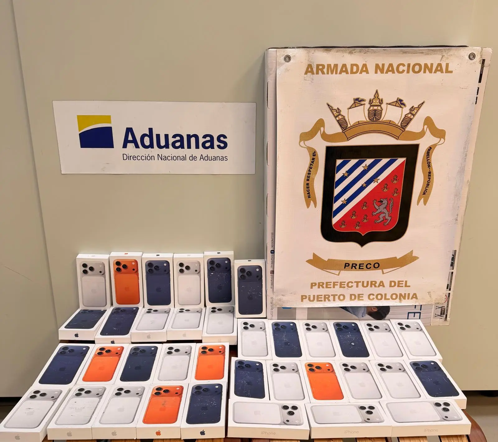 La Intendencia de Colonia sumarió a funcionario condenado por intentar contrabandear 36 teléfonos celulares