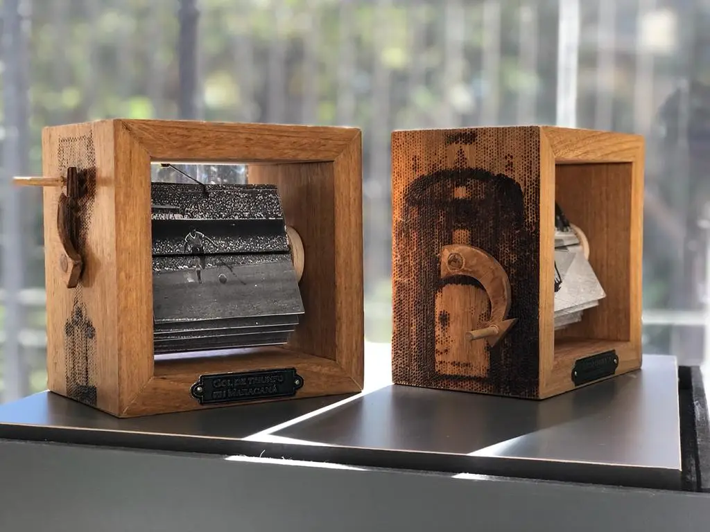 Ideas Krea: las artesanías en madera y con movimiento que homenajean a Horacio Quiroga y a Alcides Ghiggia