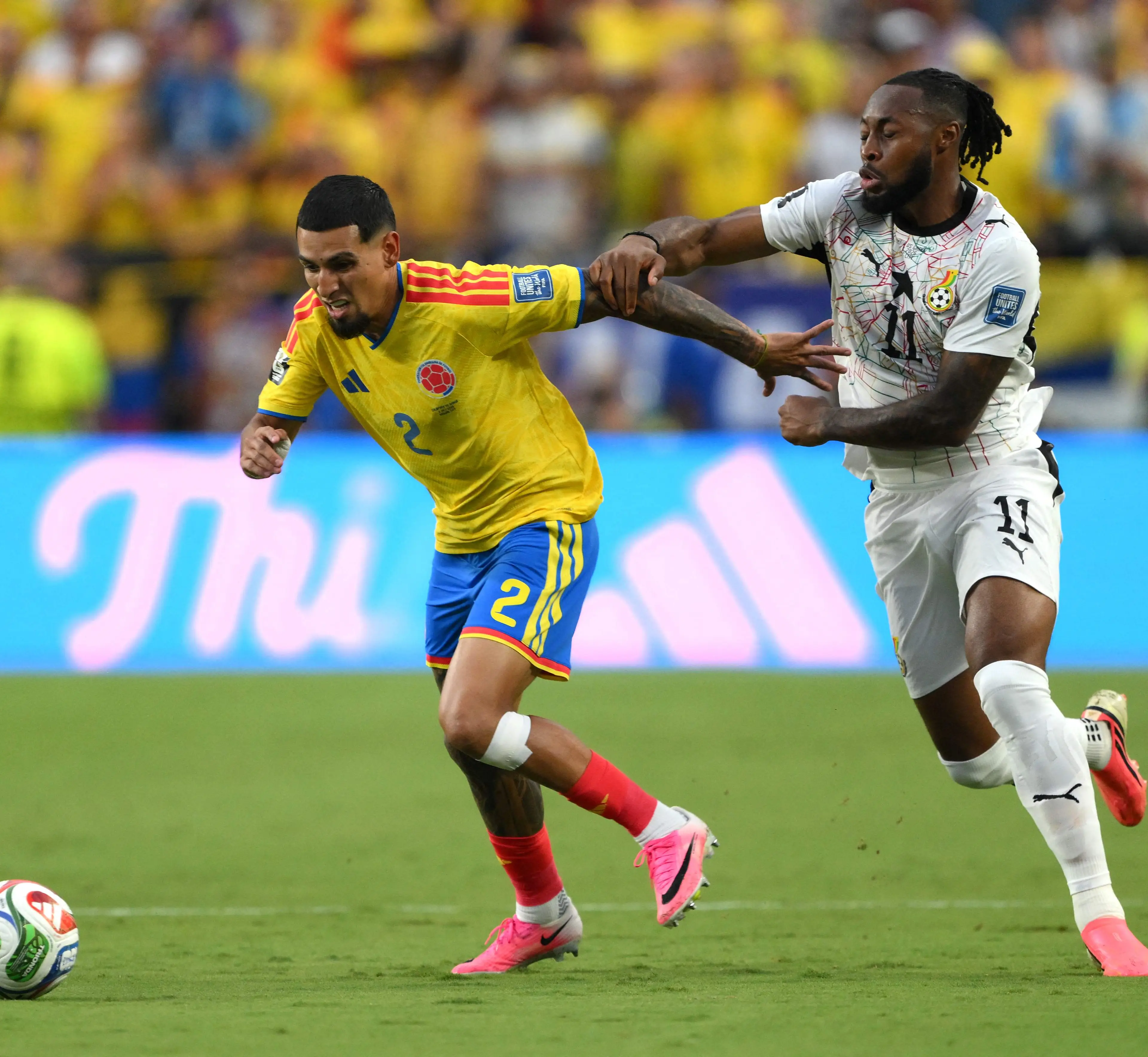 Colombia 1-0 Ghana por el Mundial 2026: Jhon Arias abre la cuenta temprano para los Cafeteros