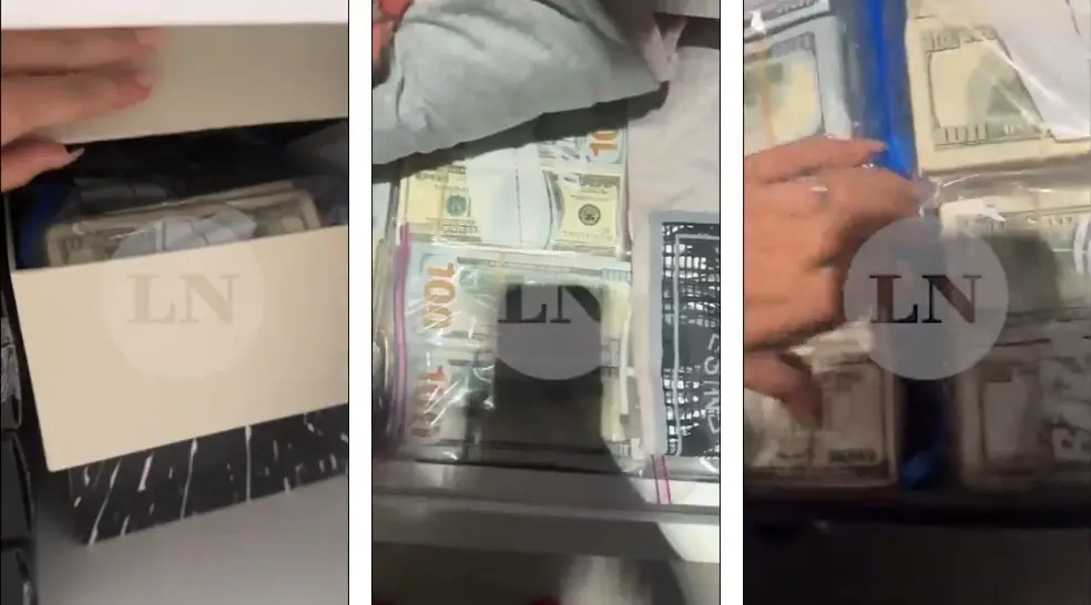Millones en el ropero: difunden videos que comprometen a Martín Insaurralde y su ex Jésica Cirio
