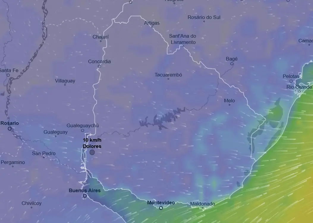 Anticiclón expandido y temperaturas bajo cero: gran masa de aire frío afecta a Uruguay y la región
