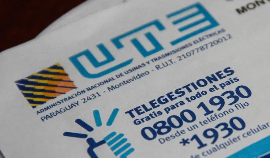 UTE anuncia descuento de hasta el 40% en la factura: quiénes pueden acceder y cómo hacerlo