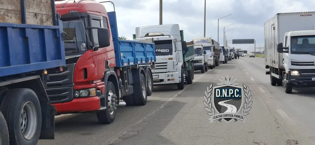 Camioneros ingresan a Montevideo: cómo son los desvíos previstos por la Policía Caminera