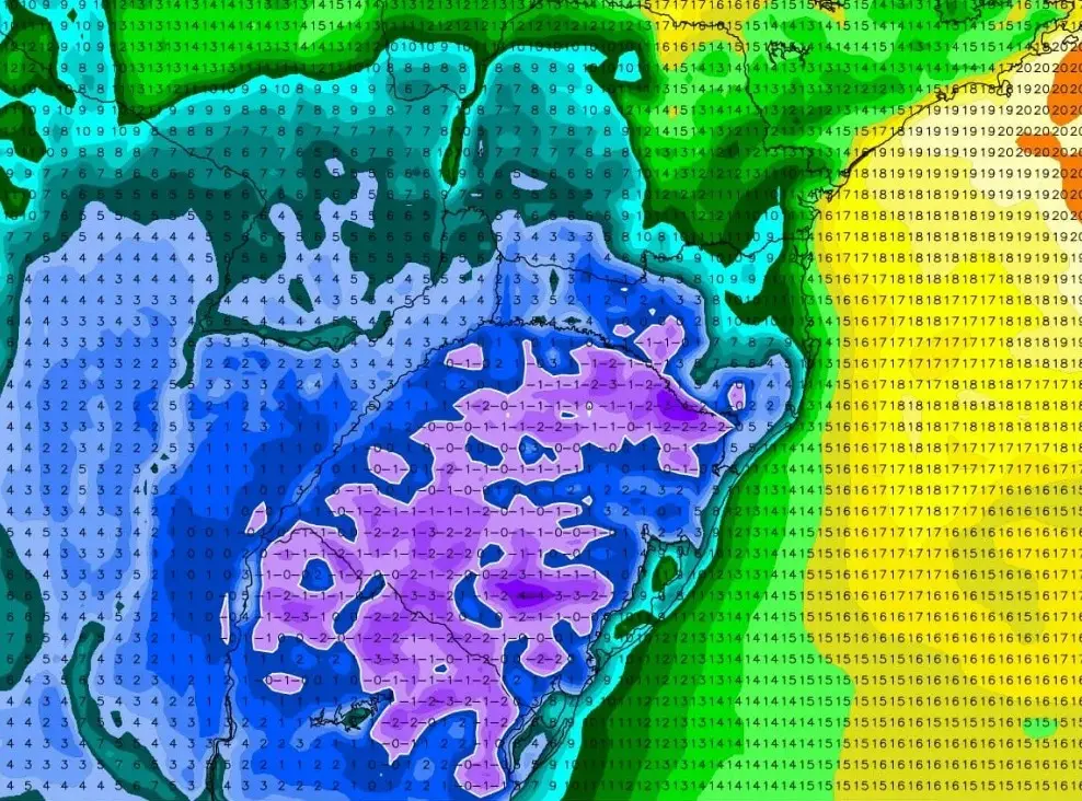 Un hielo: tras una madrugada con mínimas “récord” de -5, hay (relativas) buenas noticias