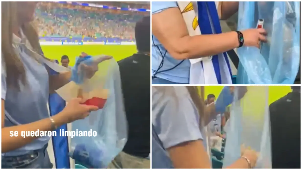 Ya ganamos: iniciativa uruguayo-nipona busca “contagiar limpieza” en el Mundial