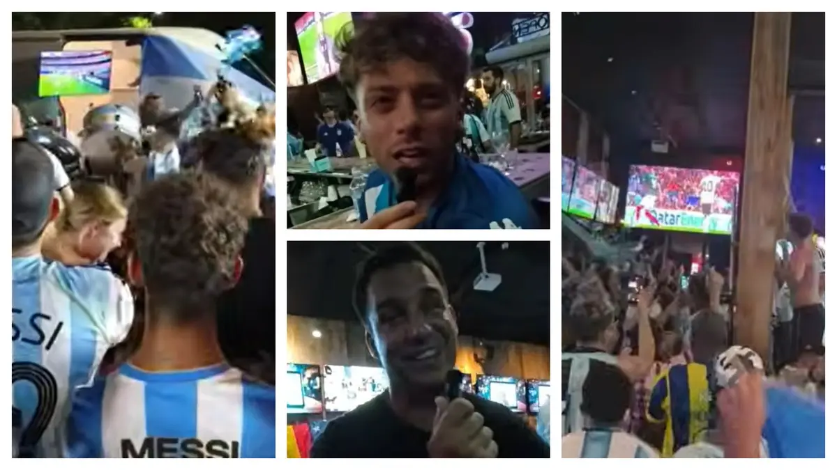 Del “miedo a Uruguay” al “son horribles”: así vivieron su debut los hinchas argentinos