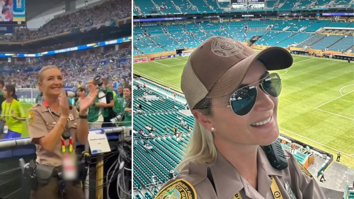 Cantando por la Celeste: la policía uruguaya que conmovió a la FIFA y se volvió viral
