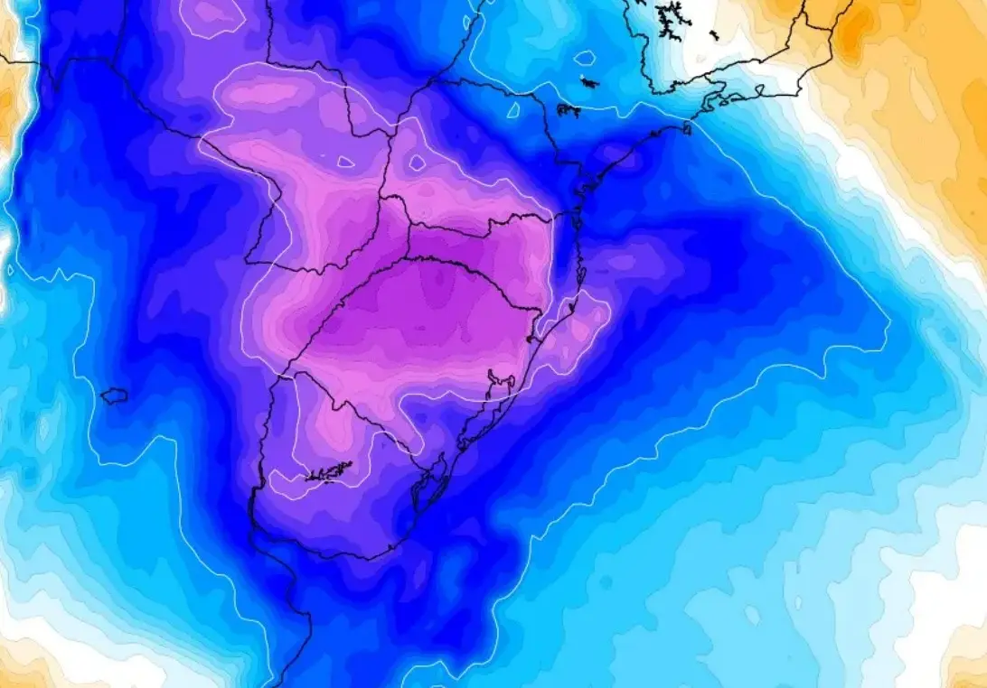 “Masa de aire polar intensa”: MetSul adelantó cuándo y dónde se desplomará el termómetro