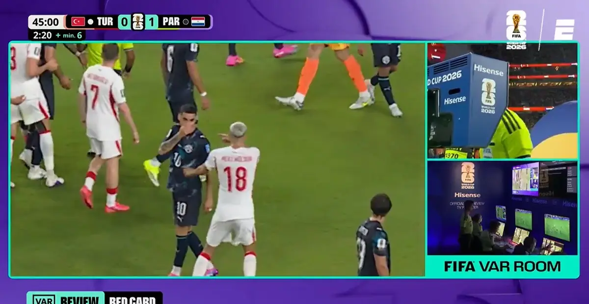 Mundial 2026: la insólita roja al paraguayo Miguel Almirón, la primera por taparse la boca