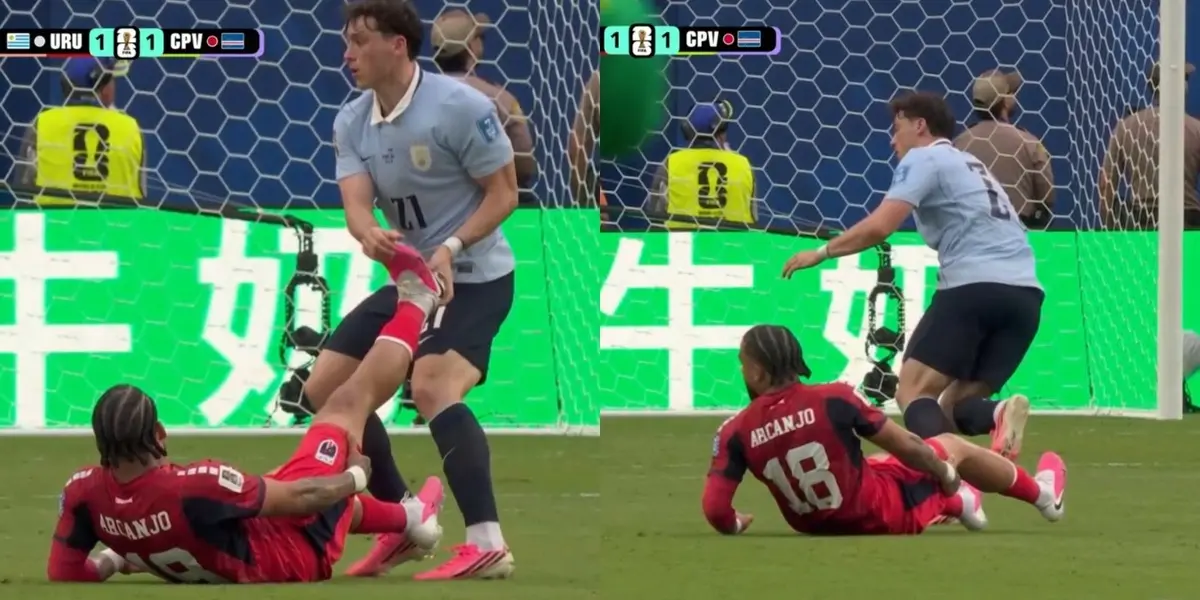 El reclamo de Cabo Verde en gol de Araújo: la acción de Viñas, protesta a Valverde y más