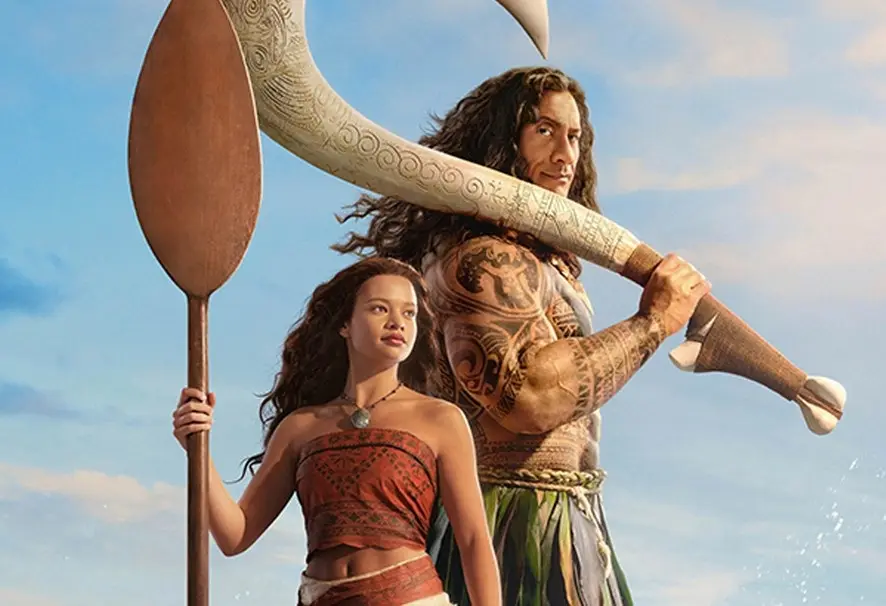 “Moana” llega en acción real a los cines con Dwayne Johnson como Maui