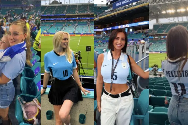 Así viven el mundial las parejas de los jugadores de Uruguay: pasión, familia y looks