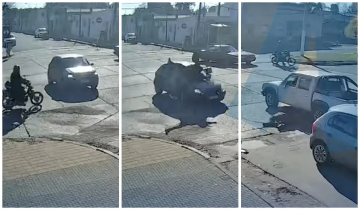Motociclista pagó caro el error de un conductor en un cruce señalado como peligroso