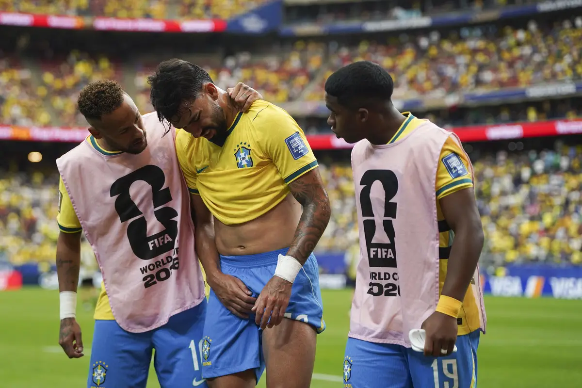 Mundial 2026: Brasil perdió un jugador titular del mediocampo por una lesión muscular