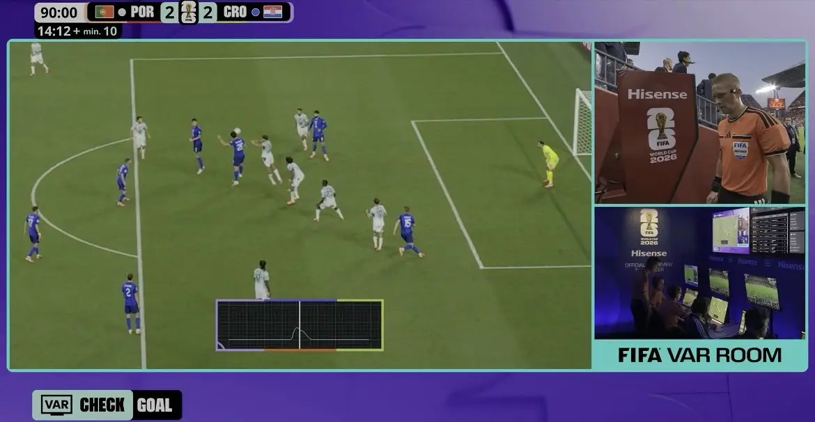 Polémica por gol anulado a Croacia: explicación de FIFA y qué miden sensores de la pelota