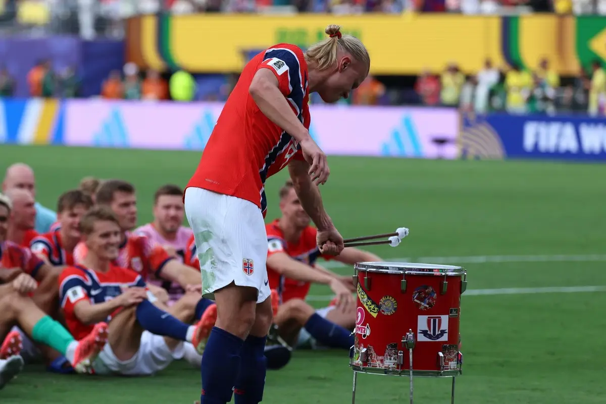 Mundial: Haaland a cargo del remo vikingo y masivos festejos en Noruega al hacer historia