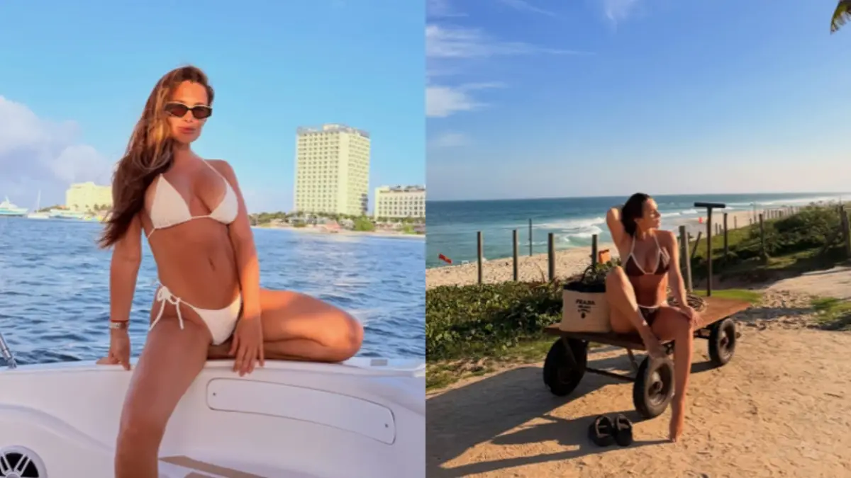 Camila Homs marcó tendencia con sus looks de microbikini en una escapada imperdible