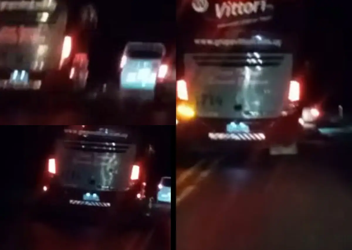 “En una curva, miren”: denuncian que ómnibus interdepartamental hizo peligrosa maniobra