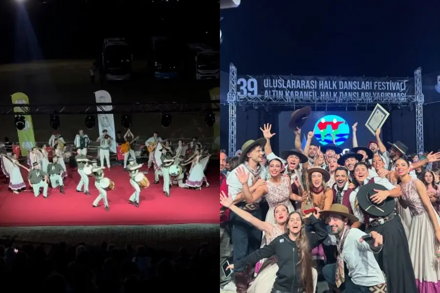 Artistas uruguayos salieron campeones de un festival internacional de folclore en Turquía