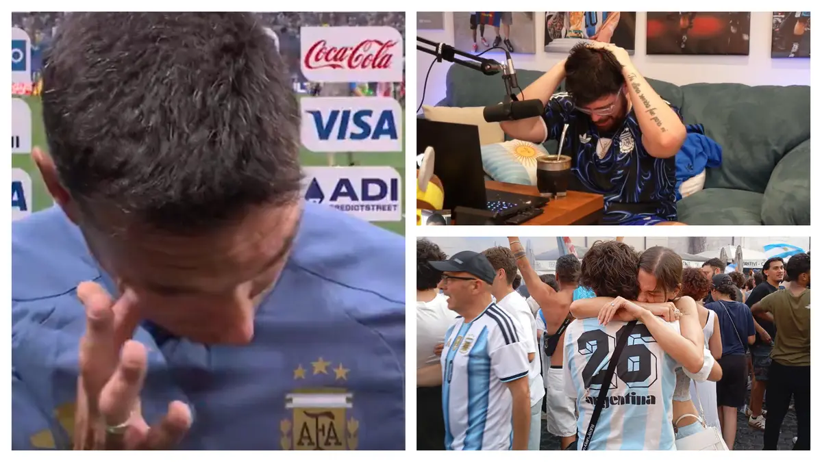 Las lágrimas de Scaloni y el desahogo de la Cobra: así se vivió la victoria de Argentina