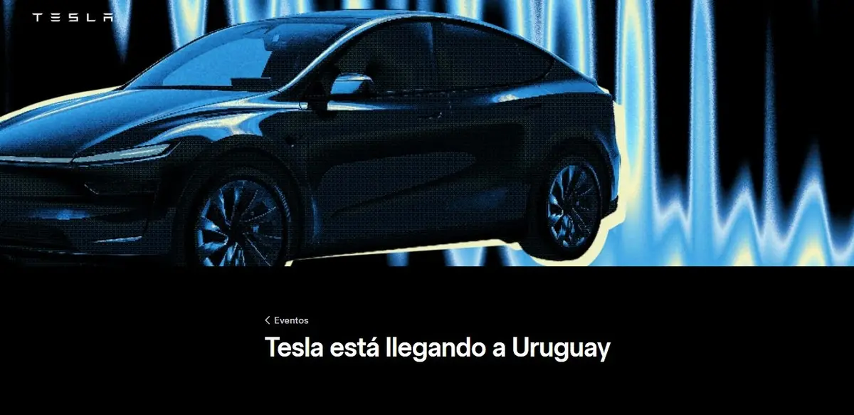 Es oficial: Tesla está por llegar a Uruguay y “llama a aspirantes”