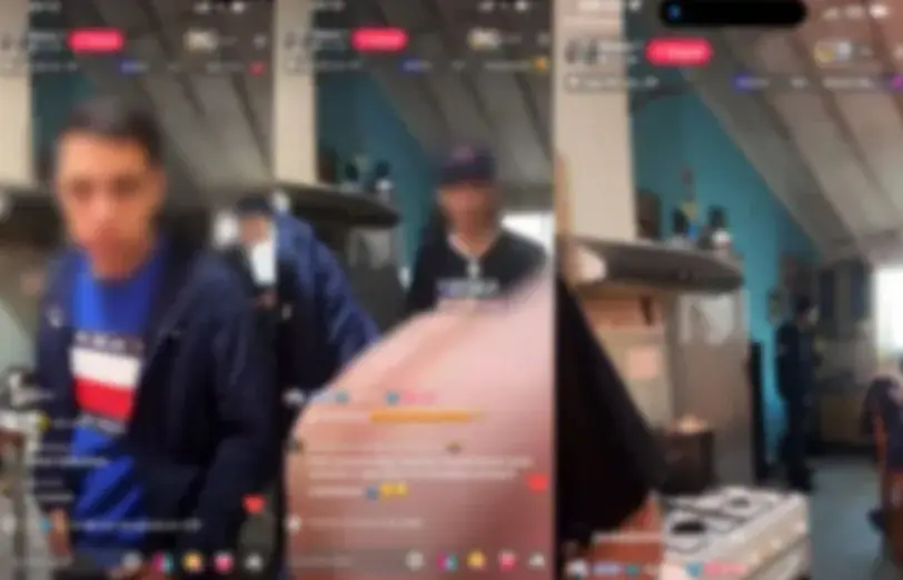 Hacían un vivo en TikTok, mostraron armas pero alguien los denunció y fueron detenidos