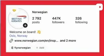 Norwegian Air cambió su logo por el de British Airways tras perder apuesta por el Mundial