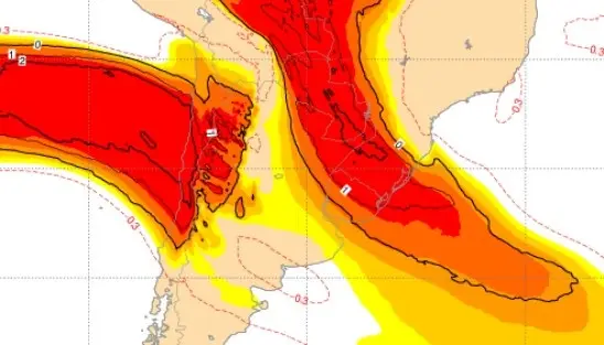 “Poderoso río atmosférico” afectará a Uruguay: cuáles son las consecuencias y cuándo será
