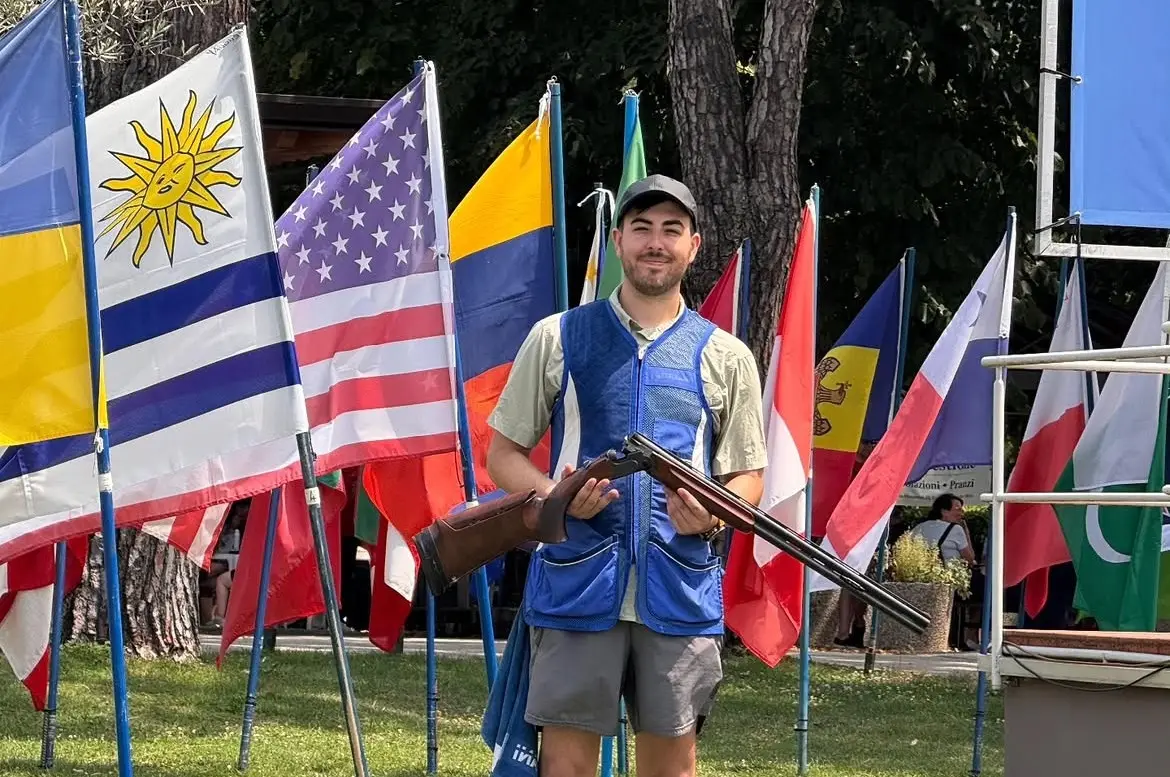 Tiro: Franco González batió récord nacional de fosa olímpica en Copa del Mundo de Lonato