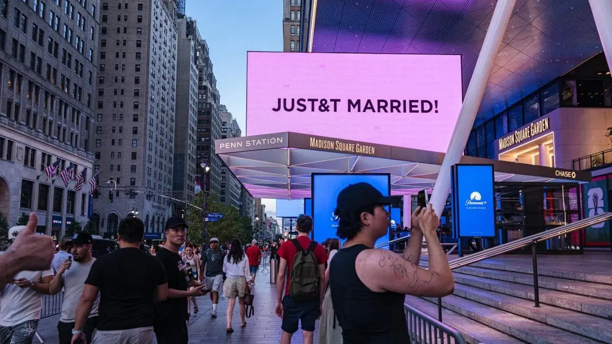 La boda del año, Taylor Swift y Travis Kelce sorprendieron con su casamiento en el Madison Square Garden