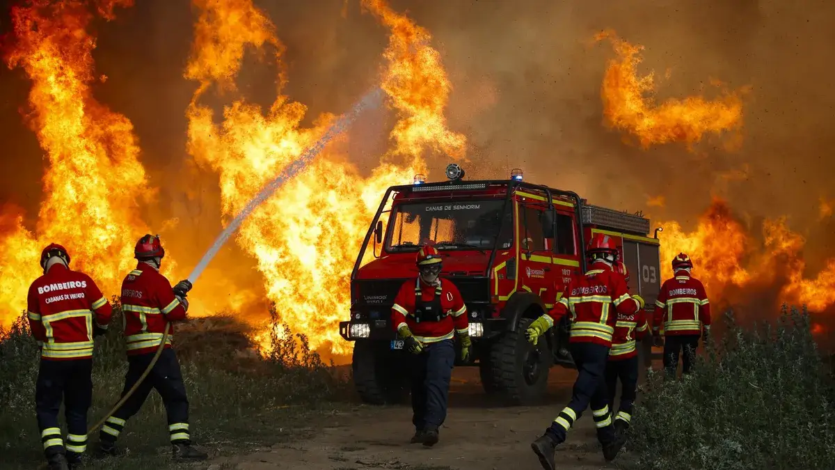 Fuertes incendios en bosques europeos atizados por ola de calor
