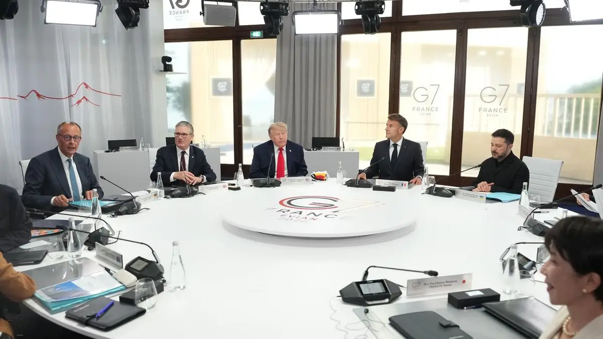 Los líderes del G7 se reúnen en Francia con la intención de poner la guerra en Ucrania en la agenda de Trump