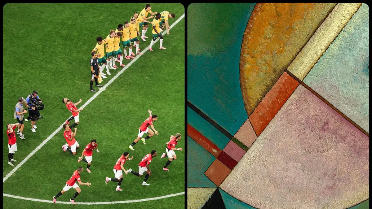 Un cuadro para cada jugada: la cuenta de X que une fútbol y arte
